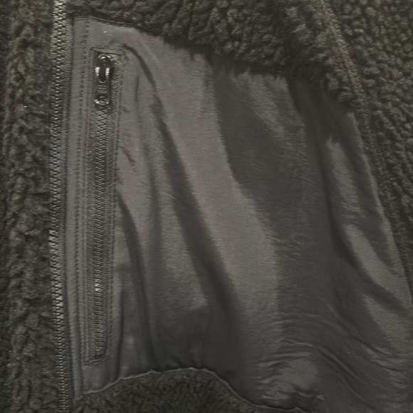 J Crew Black Fleece Hooded Jacket Men's L - Picture 4 of 4